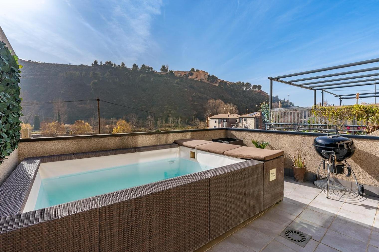 Ferienwohnung El Generalife Cerca Centro Y Sierra Nevada Con Piscina Y Barbacoa Y Parking Gratis Granada Exterior foto